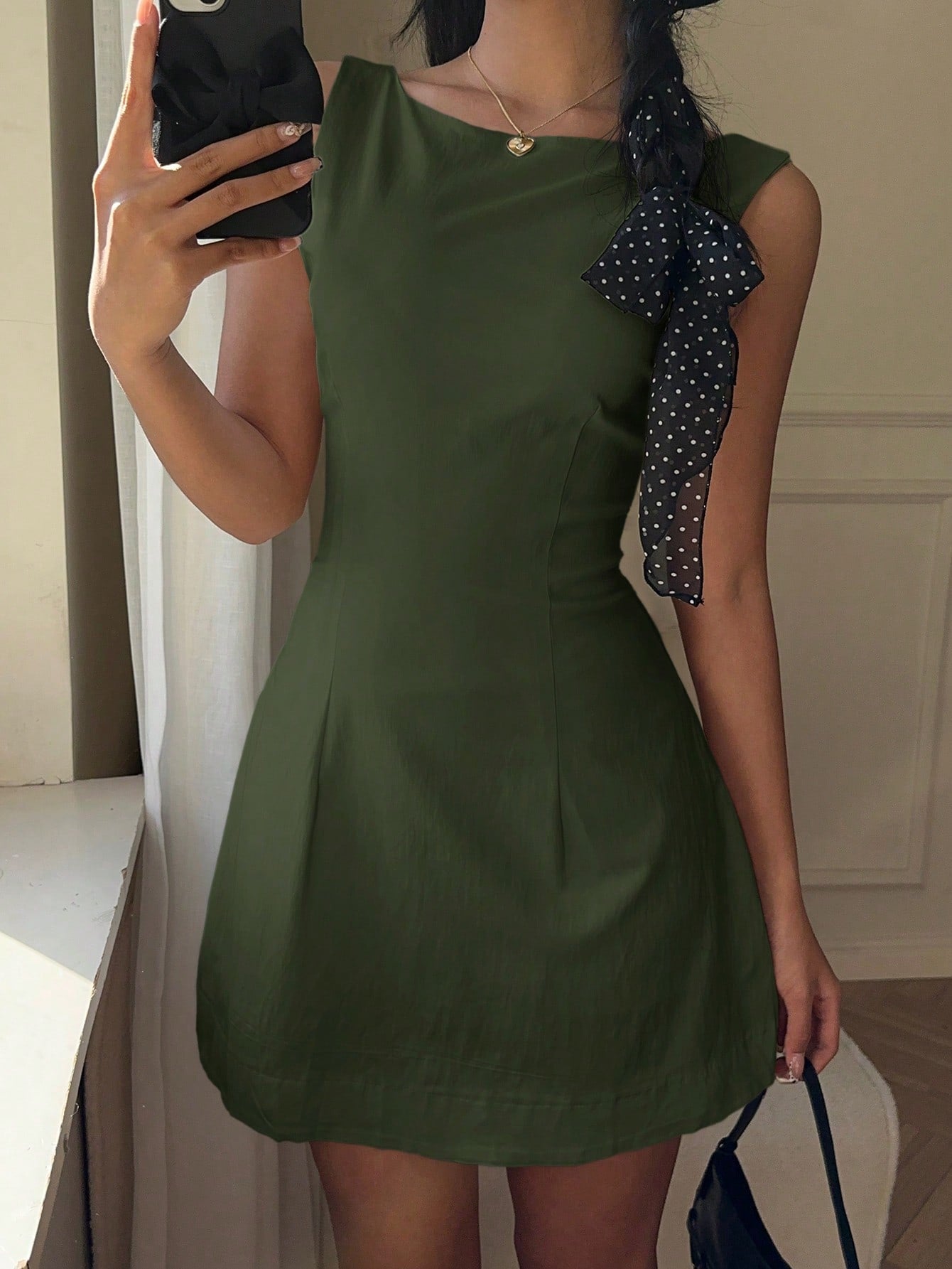 Women Summer Solid Zipper Front Casual Versatile Jumper Dress White Dresses,Summer Dresses For Women,Tea Party Dress,White Graduation Dress,Business Casual Woman