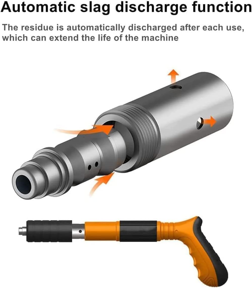 Versatile Manual Steel Nail Gun for Concrete Walls Ceiling Installation and Woodworking Fast Precise Riveting and Wall Fastening