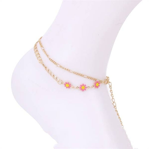 DAISY FLOWER CHAM ANKLET