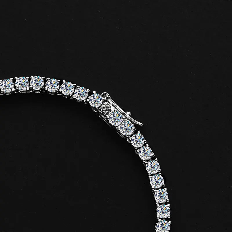Moissanite Necklace for Woman Wedding Jewely with Certificate 925