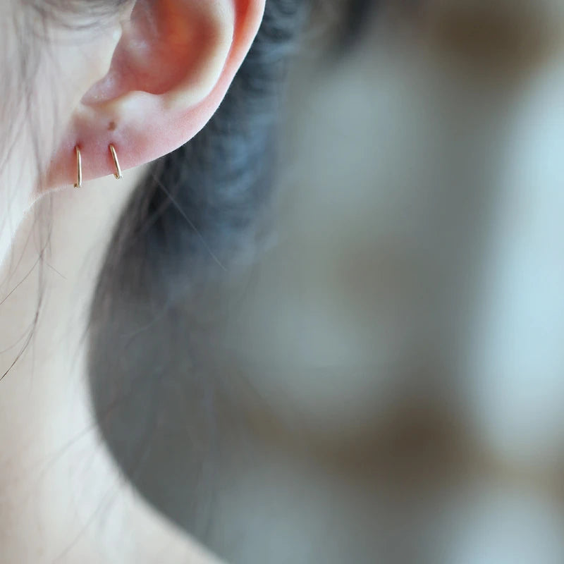Gold Mini Earrings for Women