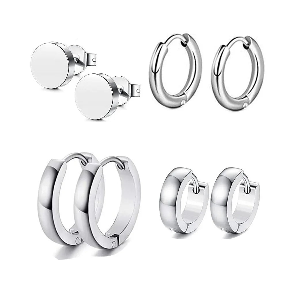 Earring Set For Men Punk