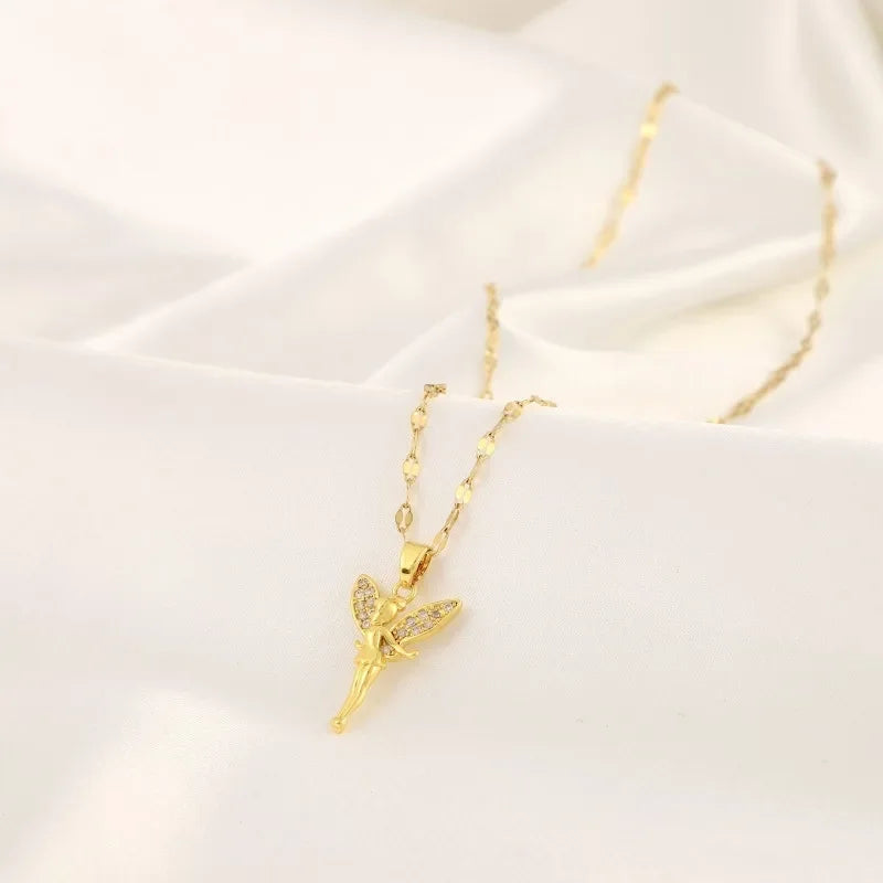 Pendant Necklace for Women Titanium Steel Luxury