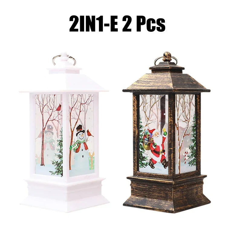 Christmas wind lamp Christmas night light cartoon Decoration