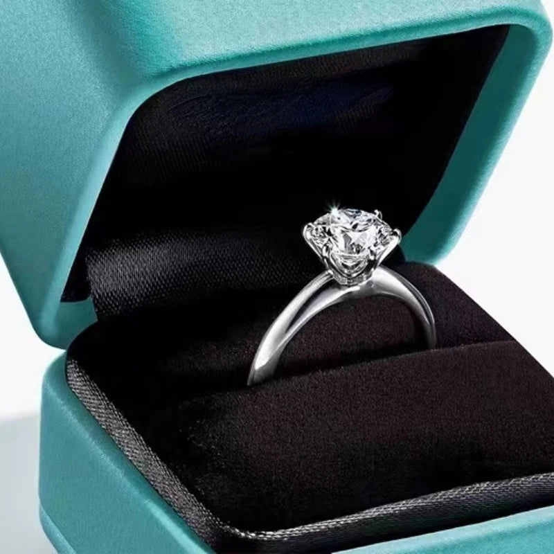 Moissanite Ring Woman Engagement Wedding Ring