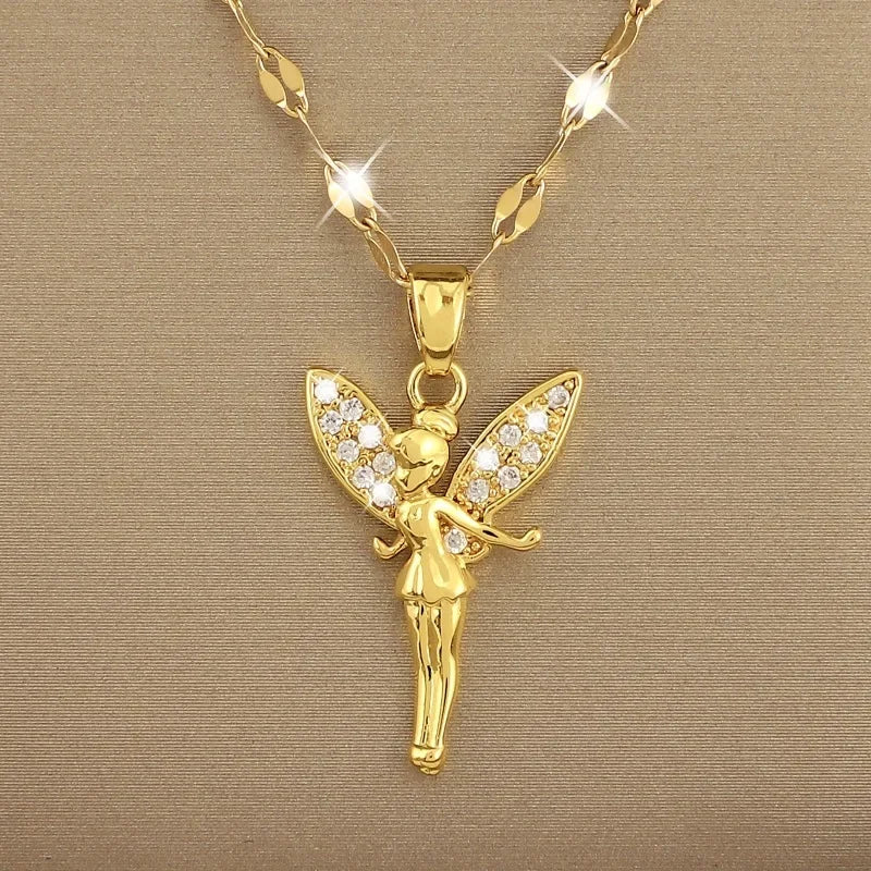 Pendant Necklace for Women Titanium Steel Luxury