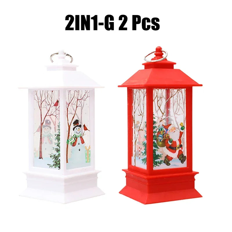 Christmas wind lamp Christmas night light cartoon Decoration