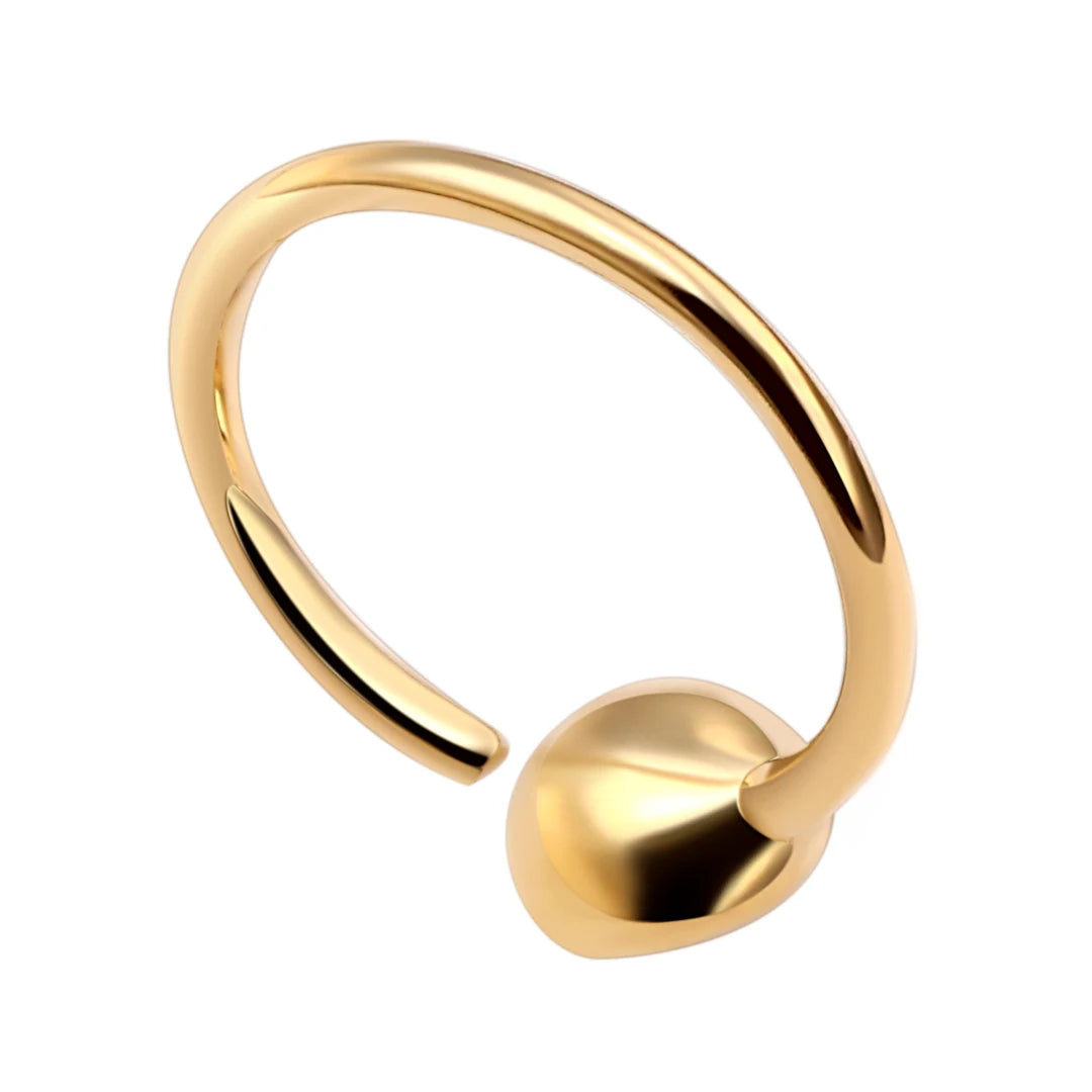 Nose Ring Bendable Gold 14k