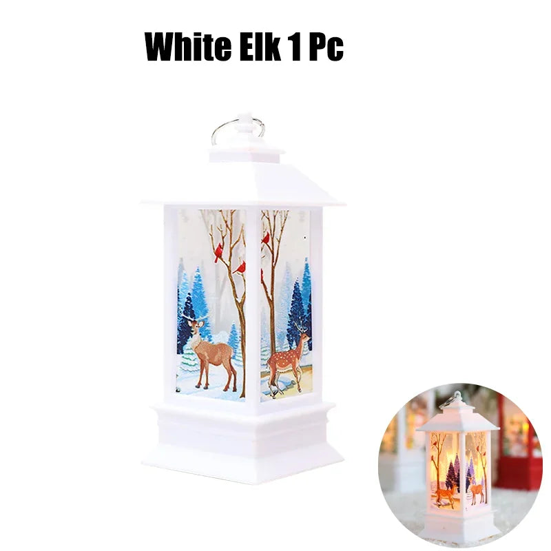 Christmas wind lamp Christmas night light cartoon Decoration