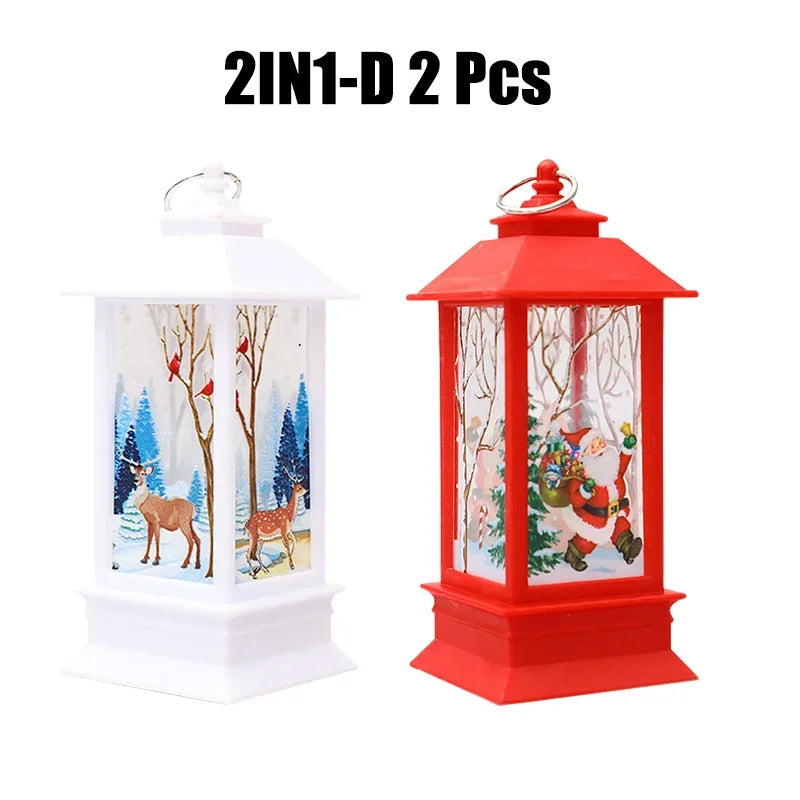 Christmas wind lamp Christmas night light cartoon Decoration