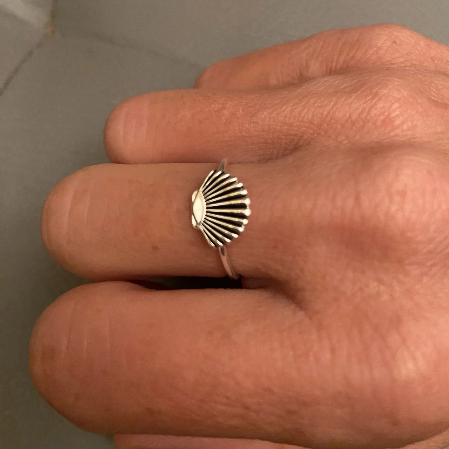 Rings for Women Stainless Steel Seashell