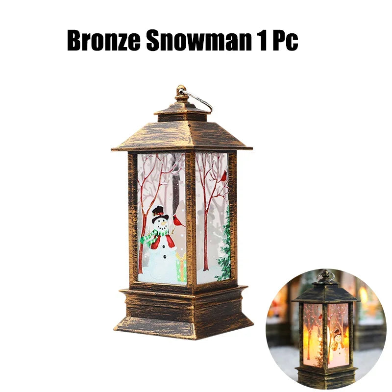 Christmas wind lamp Christmas night light cartoon Decoration