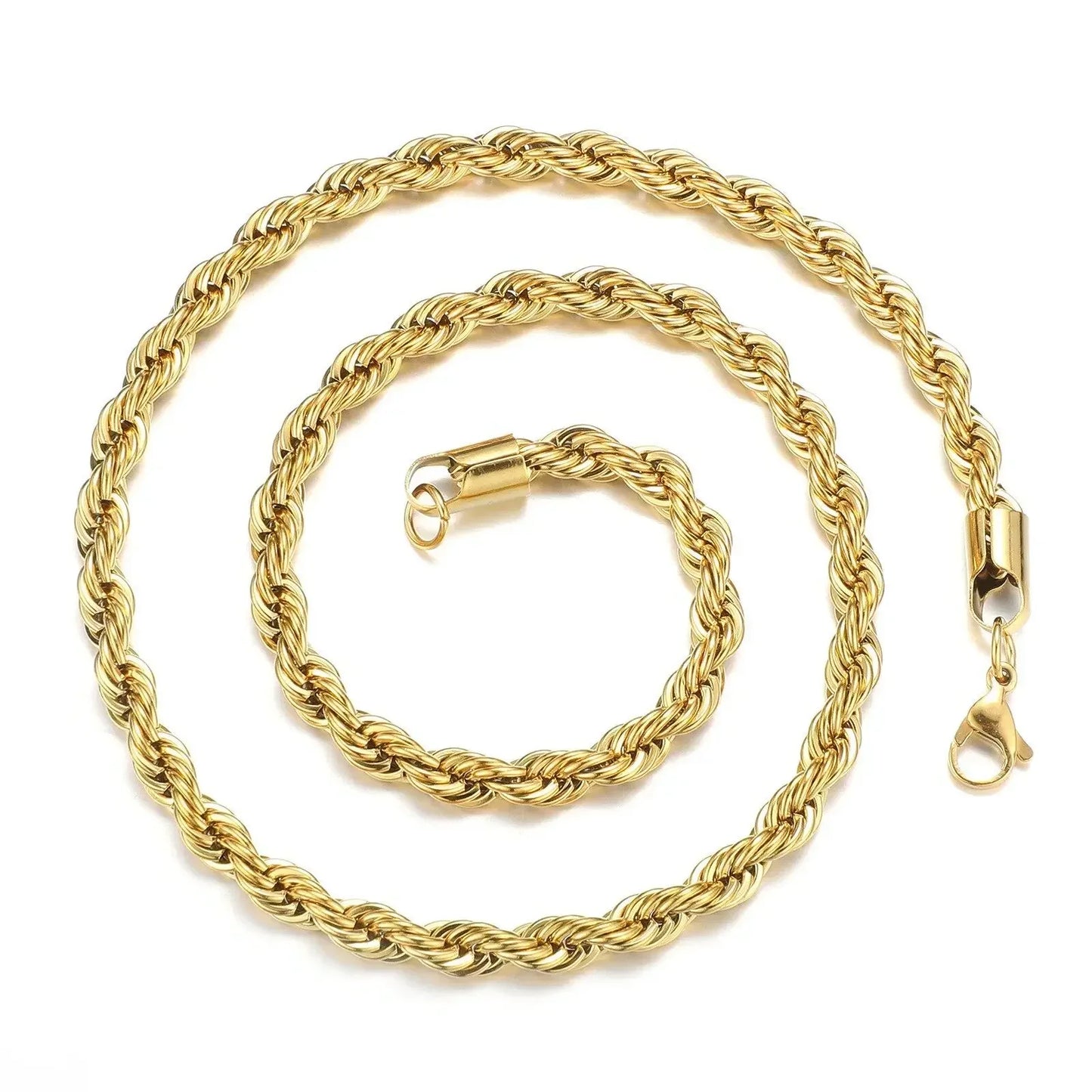 Necklace Stainless Steel Never Fade Waterproof Choker