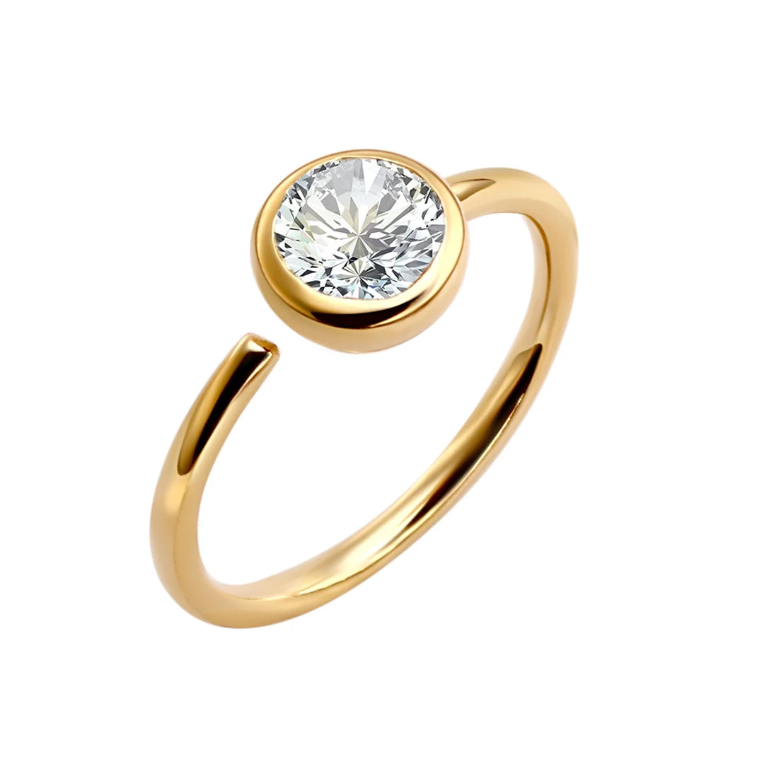 Nose Ring Bendable Gold 14k