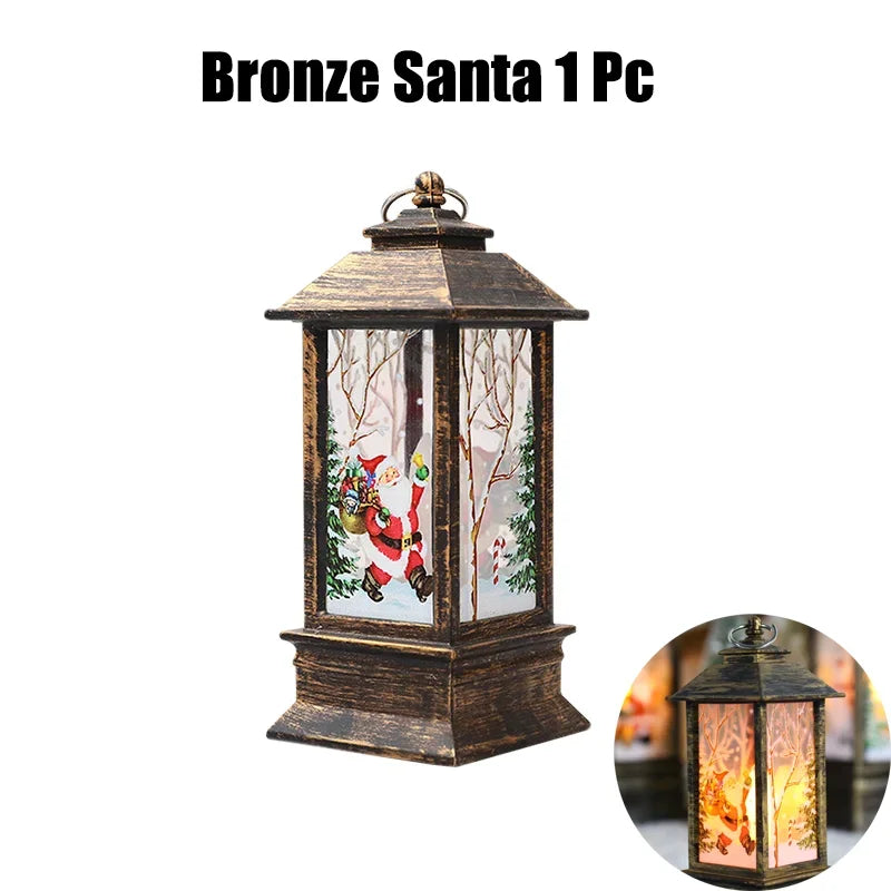 Christmas wind lamp Christmas night light cartoon Decoration