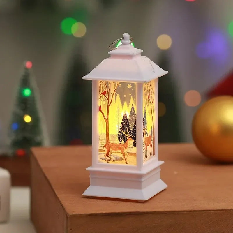 Christmas wind lamp Christmas night light cartoon Decoration
