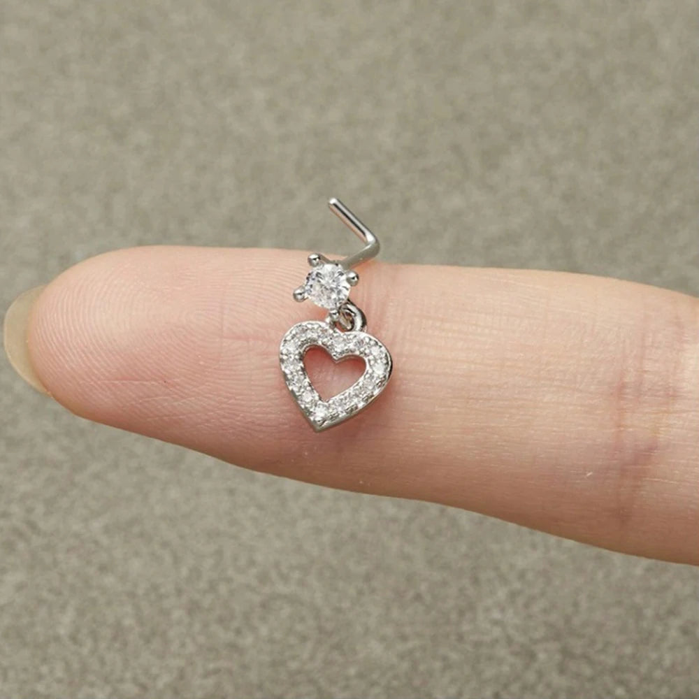 4pcs 20G Stainless Steel Jewelry For Women And Girls