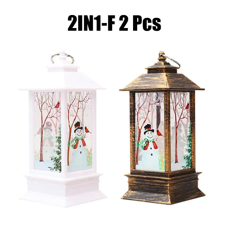 Christmas wind lamp Christmas night light cartoon Decoration