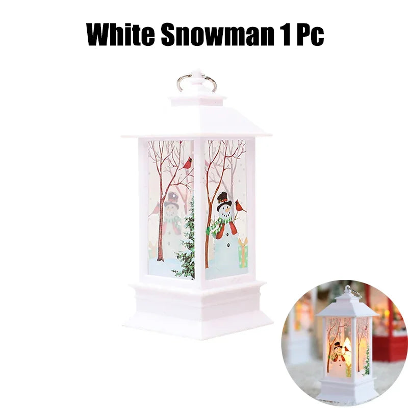 Christmas wind lamp Christmas night light cartoon Decoration