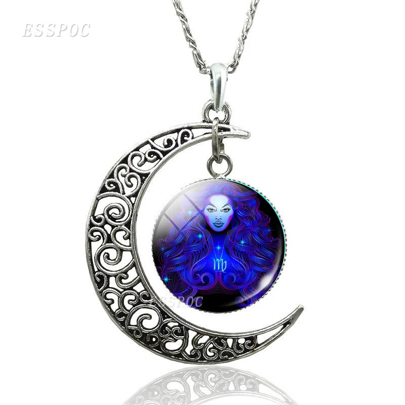 Necklace Zodiac Signs 12 Constellation