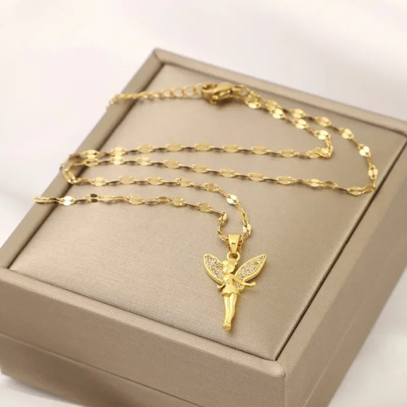 Pendant Necklace for Women Titanium Steel Luxury