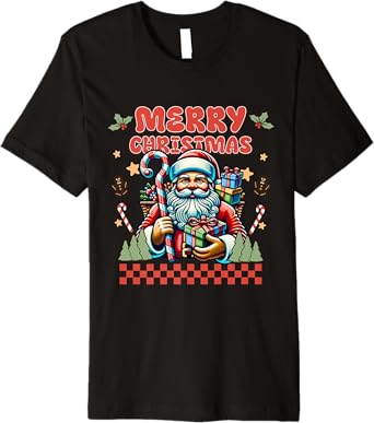 Rizz Christmas Santa Funny Xmas Gen Alpha Skibidi Rizzmas T-Shirt