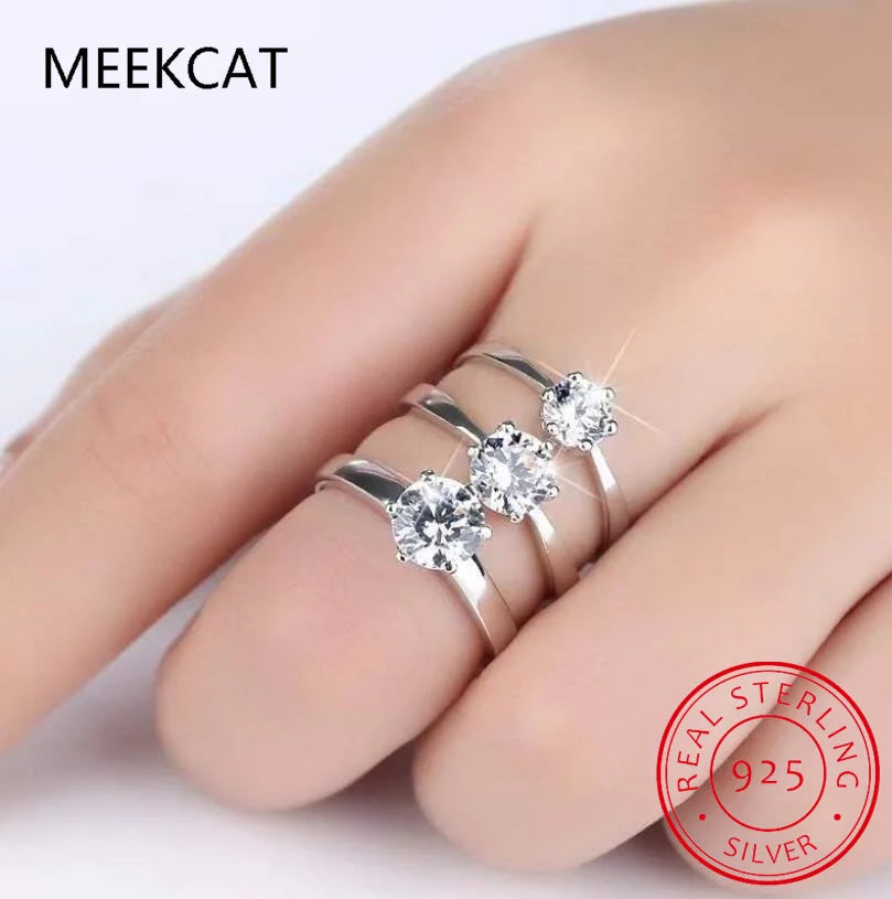 Classic Moissanite Engagement Ring