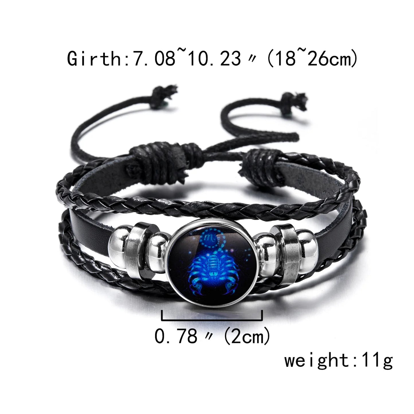 Zodiac Charm Luminous Bracelet