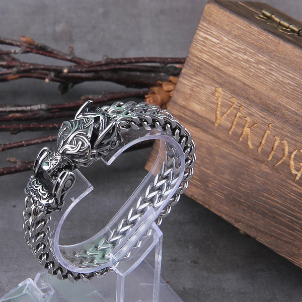 Viking Wolf Power Bracelet