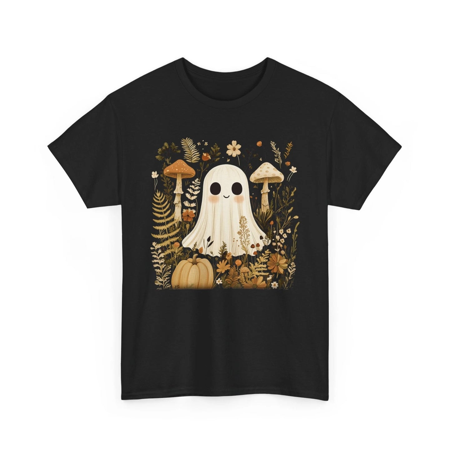Retro Haunted Ghost T-Shirt | Vintage Halloween Tee | Paranormal Shirt