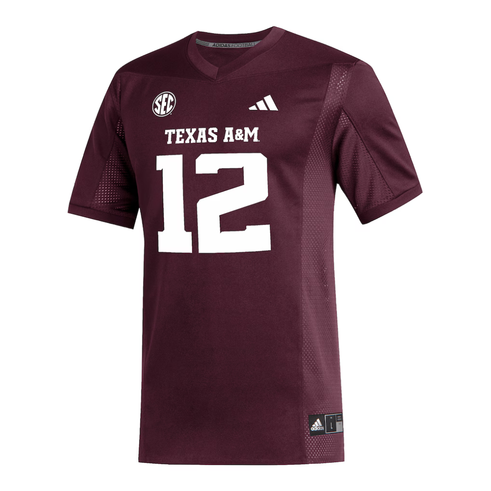 Texas A&M Aggies NIL Pick A Player Replica Football Jersey for Men Women Official College Fan Game Day Wear
