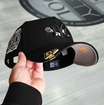 Unisex Denim Baseball Cap L/A N/Y Color Block – European Style Adjustable Hat M222