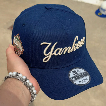 Unisex Denim Baseball Cap L/A N/Y Color Block – European Style Adjustable Hat M222