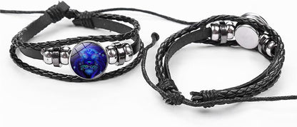 Zodiac Charm Luminous Bracelet