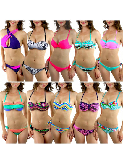 Tobeinstyle Women'S Randomly Selected Two-Piece Bikini Sets