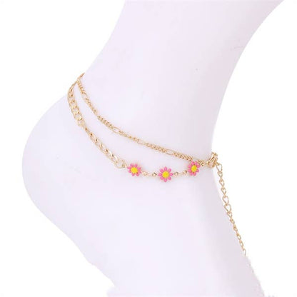 DAISY FLOWER CHAM ANKLET