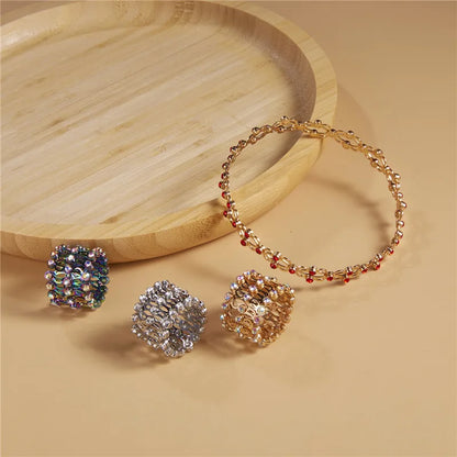 2 In 1 New Creative Magic Stretchable Ring Bracelet For Women