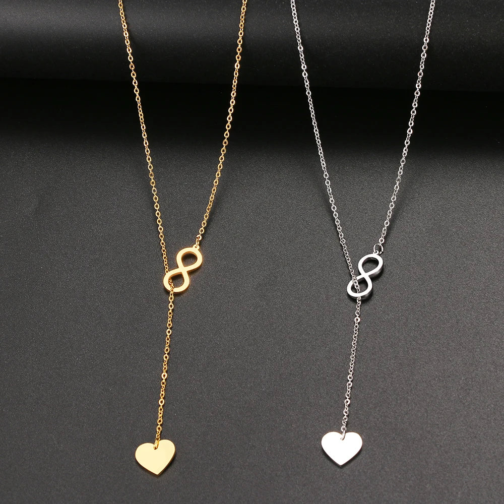 Heart Shape Pendant Layered style Necklace For Women