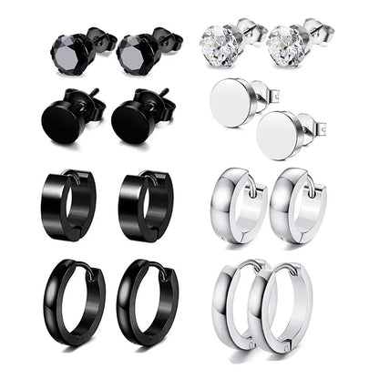 Earring Set For Men Punk