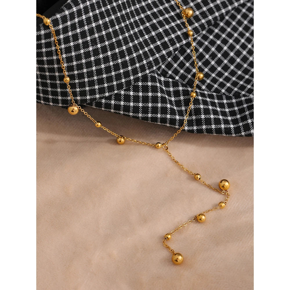 Necklace Minimalist Gold 18K