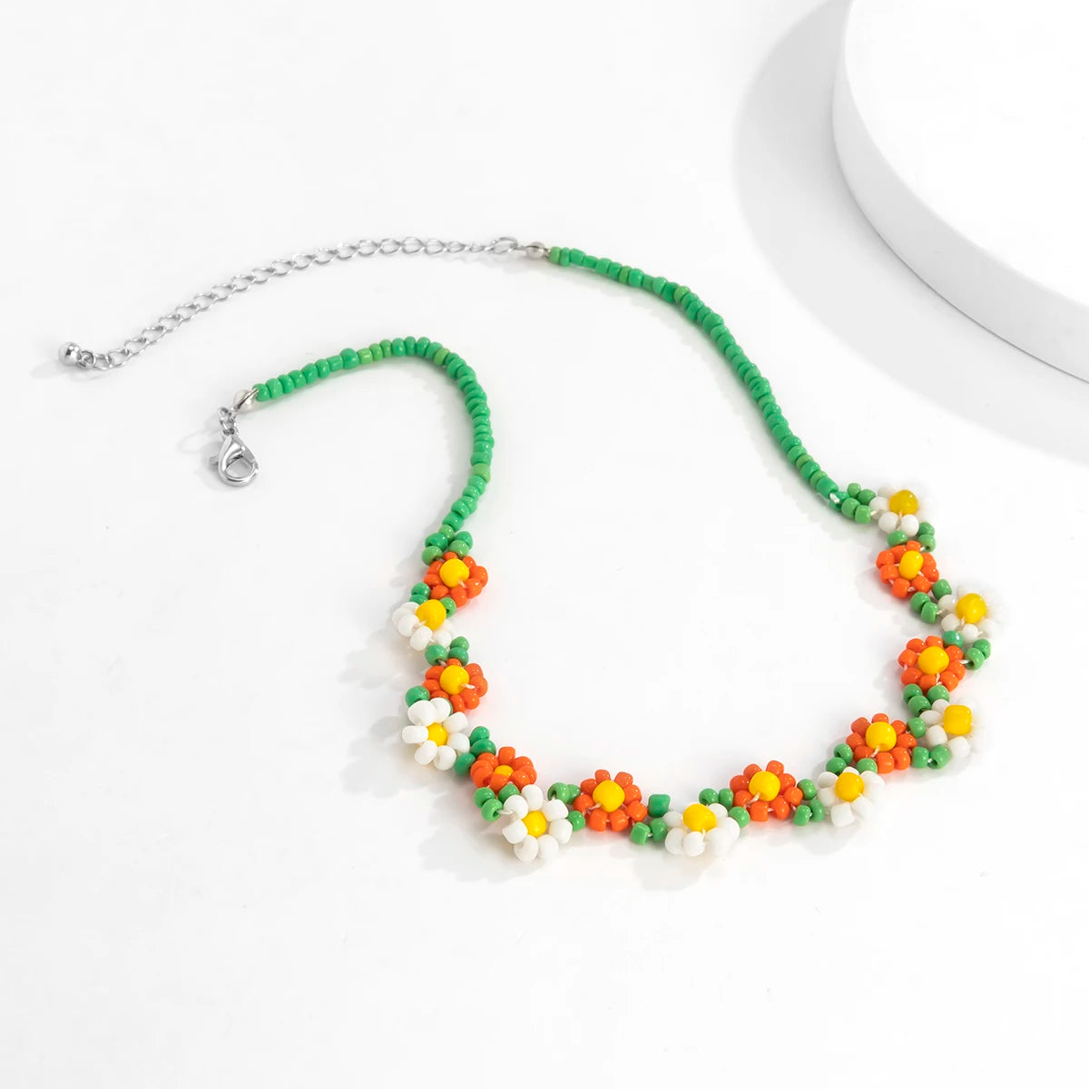 Necklace For Women Korean Fashion Small Flowers Accessories Jewelry