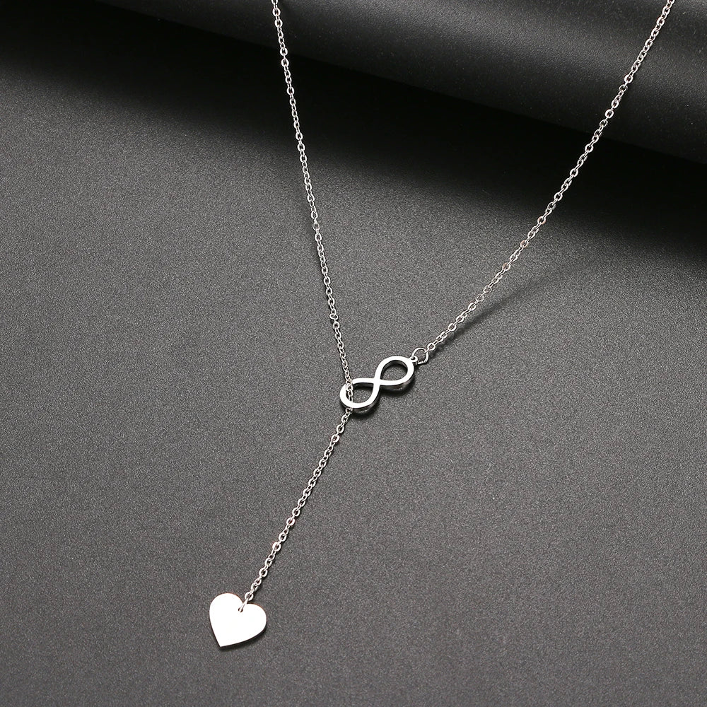 Heart Shape Pendant Layered style Necklace For Women