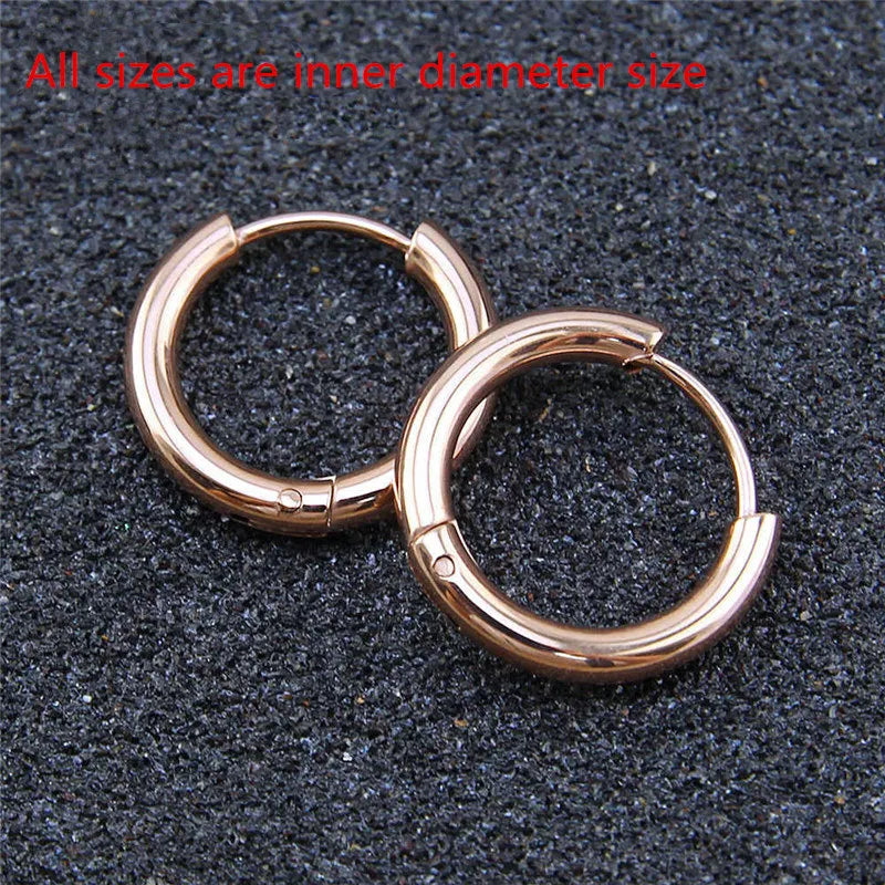 Earrings For Women Girls Black Gold Color Silver Color Round Geometry Earrings Jewelry