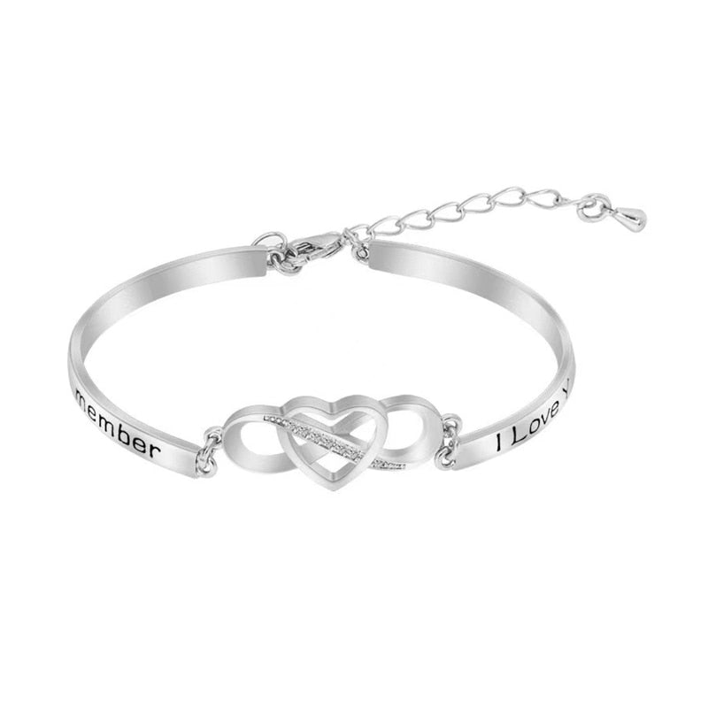 Stainless Steel Lover Heart Love Lock Bracelet with Lock Key Bangles Kit Couple Gift