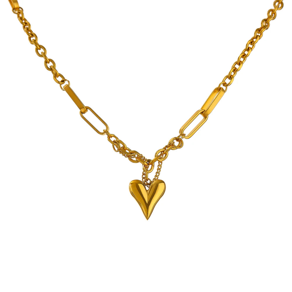 Necklace for Women High Quality Stainless Steel and Gold 18K