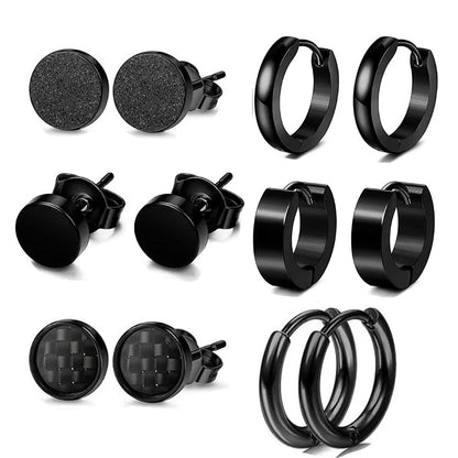 Earring Set For Men Punk