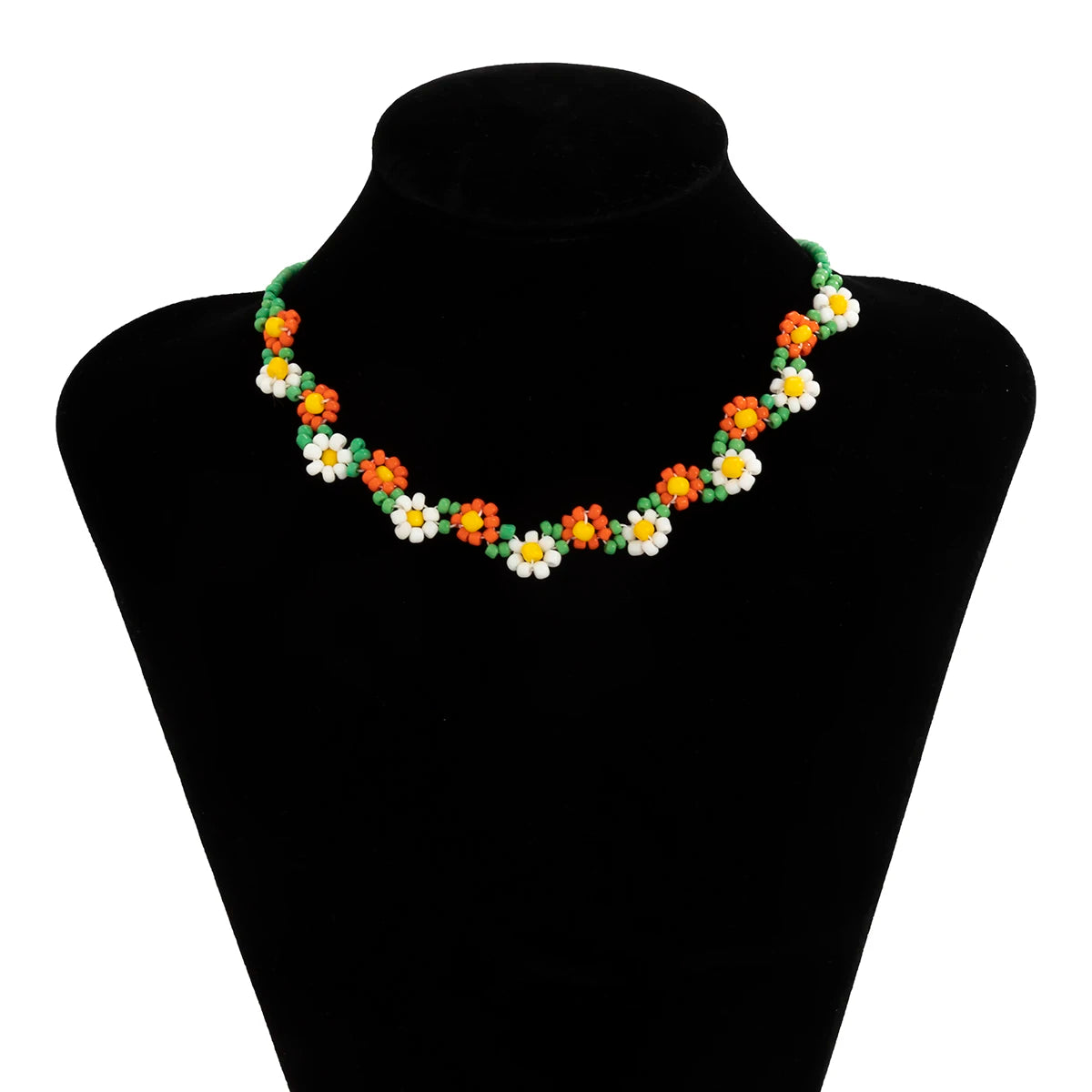 Necklace For Women Korean Fashion Small Flowers Accessories Jewelry