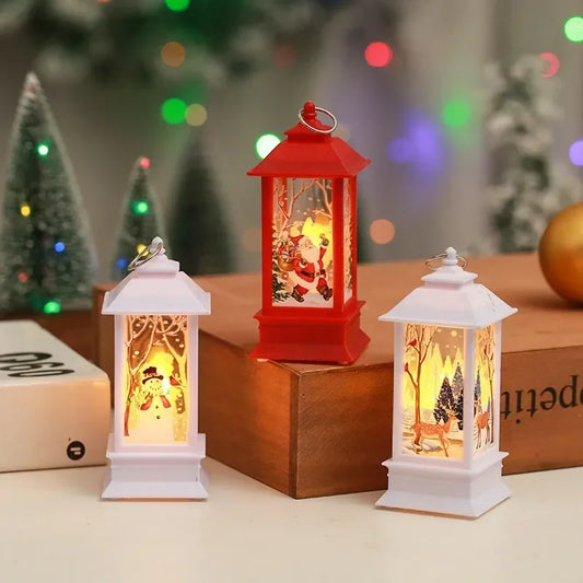 Christmas wind lamp Christmas night light cartoon Decoration