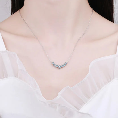 Moissanite Necklace for Woman Wedding