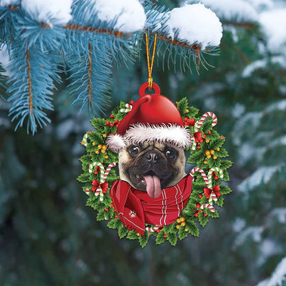 Christmas Pendant Sleeping Dog Christmas